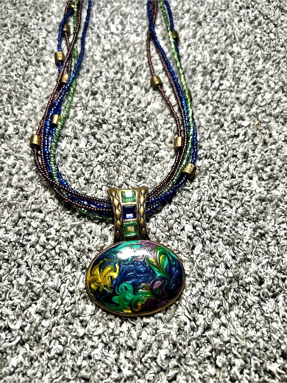 Chico's Multicolor Pendant Necklace